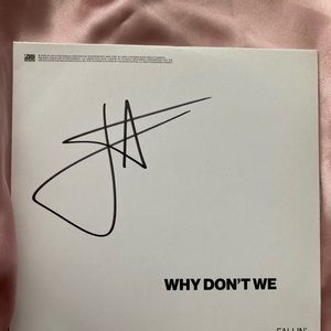 Jack Avery Why Don’t We autographed Fallen’ CD